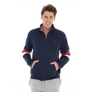 Polo Ralph Lauren Men's Classics 1/4 Zip XL Pullover Sweater Navy $110 msrp NWT